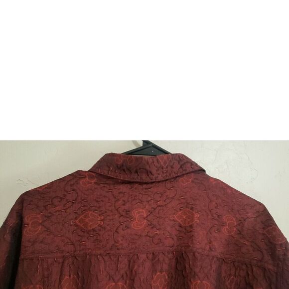 J. Jill Vintage Jacket Wool Blend Womens M Brocade Damask Jacquard Chic Blazer - Picture 11 of 14